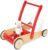 Pinolino Lauflernwagen Uli, aus Holz, mit Bremssystem, Lauflernhilfe mit gummierten Holzrädern, für Kinder von 1 – 6 Jahren, rot