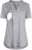 Pitashe Stillshirt Damen Kurzarm V-Ausschnitt Umstands Stilltop Stilloberteil Wild Mode Einfarbig Volltonfarbe Seite geteilt Stillen Elegant…