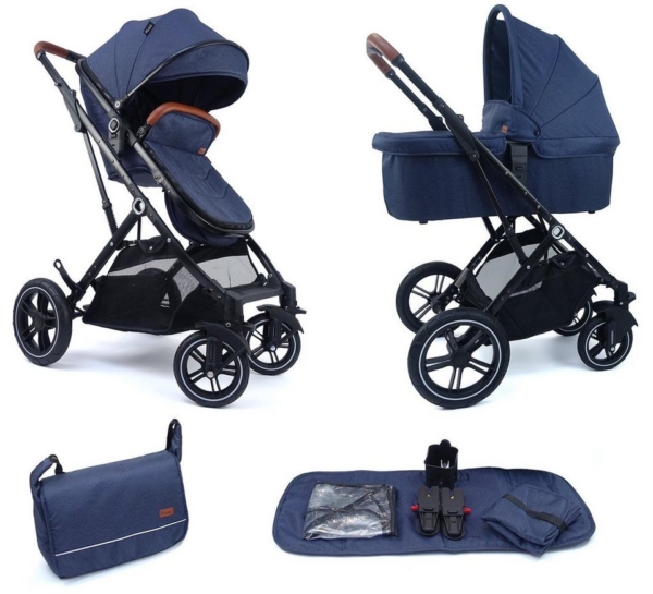 Pixini Kombi-Kinderwagen »Pixini Kinderwagen Lania 2in1 Urban blue mit Trage«