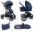 Pixini Kombi-Kinderwagen »Pixini Kinderwagen Lania 2in1 Urban blue mit Trage«