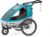 Qeridoo Sportrex2 Fahrradanhänger 2 Kinder, Kinderanhänger, einstellbare Federung
