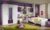 RAUCH A9658_075W Jugendzimmer Flow 3-tlg. Set in Weiss/Abs. Brombeer …