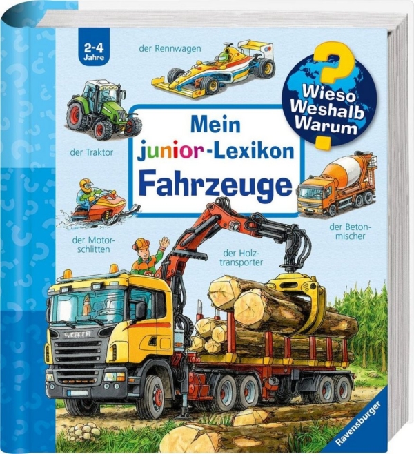 Ravensburger Buch »Mein junior-Lexikon: Fahrzeuge – Wieso? Weshalb? Warum?«, Made in Europe; FSC® – schützt Wald – weltweit