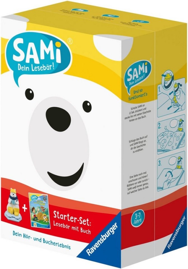Ravensburger Buch »Starter-Set SAMi – dein Lesebär, Paw Patrol«, FSC® – schützt Wald – weltweit; Made in Europe