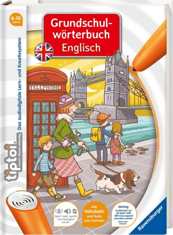 Ravensburger Buch »tiptoi® Grundschulwörterbuch Englisch«, ; Made in Germany; FSC® – schützt Wald – weltweit