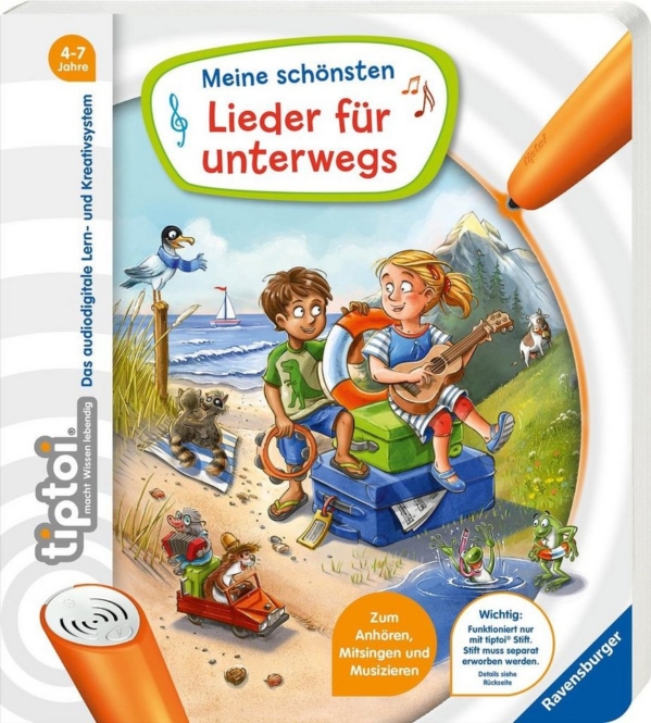 Ravensburger Buch »tiptoi® Meine schönsten Lieder für unterwegs«, Made in Europe; FSC® – schützt Wald – weltweit