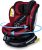 Reecle 360° Drehbar Kindersitz mit ISOFIX Gruppe 0+/1/2/3 Autositz 0-36 kg, rückwärtsgerichtet 0-18 kg Rot