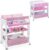 RELAX4LIFE 2 in 1 Wickeltisch mit Badewagen, Wickelkombination mit Ablagefläche & Badewanne, Wickelstation auf Rollen, Wickelauflage bis 14 kg…