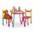 relaxdays Kindersitzgruppe »3-teilige Kindersitzgruppe bunt«, (3-tlg)