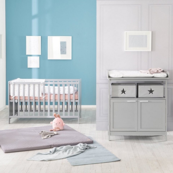 roba® Babymöbel-Set »Hamburg«, (Spar-Set, 2-St), mit Kinderbett und Wickelkommode mit 2 Türen