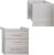 roba® Babymöbel-Set »Maren 2«, (Spar-Set, 2-St), mit Kinderbett und schmaler Wickelkommode