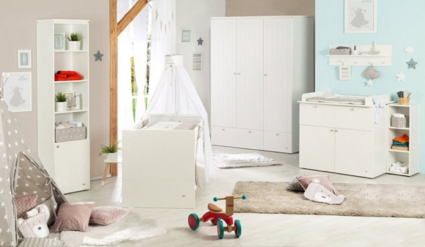 roba® Babymöbel-Set »Mia«, (Spar-Set, 2-St), mit Kinderbett und Wickelkommode