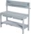 roba Kinder Outdoor Gartenküche ‚Fun‘ Outdoor +, Holz, Matschküche mit abnehmbarer Abdeckung, 2 Kunststoff-Wannen und Ablage, Arbeitstisch und…
