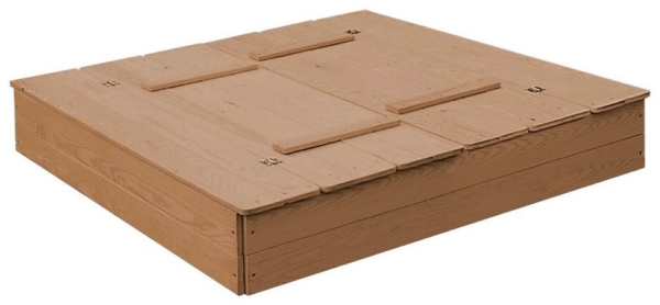 roba® Sandkasten, aufklappbar zu 2 Bänken, BxTxH: 127×123,5×21,5 cm