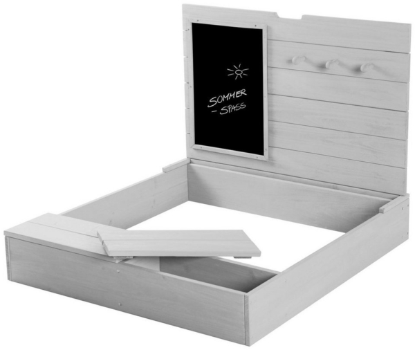 roba® Sandkasten »Outdoor+«, aufklappbar mit Deckel, HxBxT: 65,5 x 85,5 x 80 cm