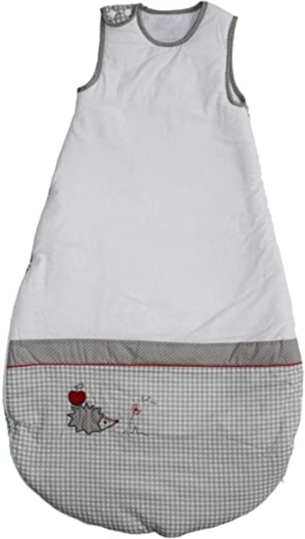roba Schlafsack, 110cm, Kinderschlafsack ganzjahres/ganzjährig, aus atmungsaktiver Baumwolle, Kleinkindschlafsack unisex, Kollektion ‚Adam & Eule‘