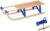 rodel-rudi Vt-Sport Klappschlitten Davos Mit Kunststoffbrücken Faltschlitten, Holz/Blau, 100 cm