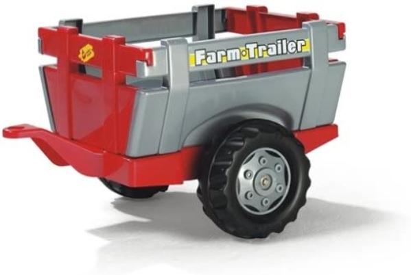 Rolly Toys S2612209 rollyFarm Trailer Anhänger Kinderfahrzeuge (Alter 2,5-10 Jahre, Heckklappe, Einachsanhänger) 122097