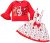 ROMIDA Babykleidung Baby Weihnachten Kleidung Set Overall Baumwolle Langarm Top+Kleid Bekleidungssets Babykleidung Party Herbst Winter Kleidung Set…