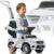 Rutschauto Mercedes Benz SUV AMG mit Schubstange Licht und Musik offiziell lizenziert Kinder Fahrzeug (WEIß)