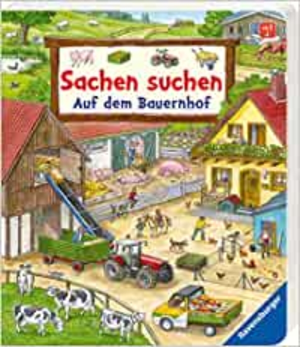 Sachen suchen: Auf dem Bauernhof – Wimmelbuch ab 2 Jahren