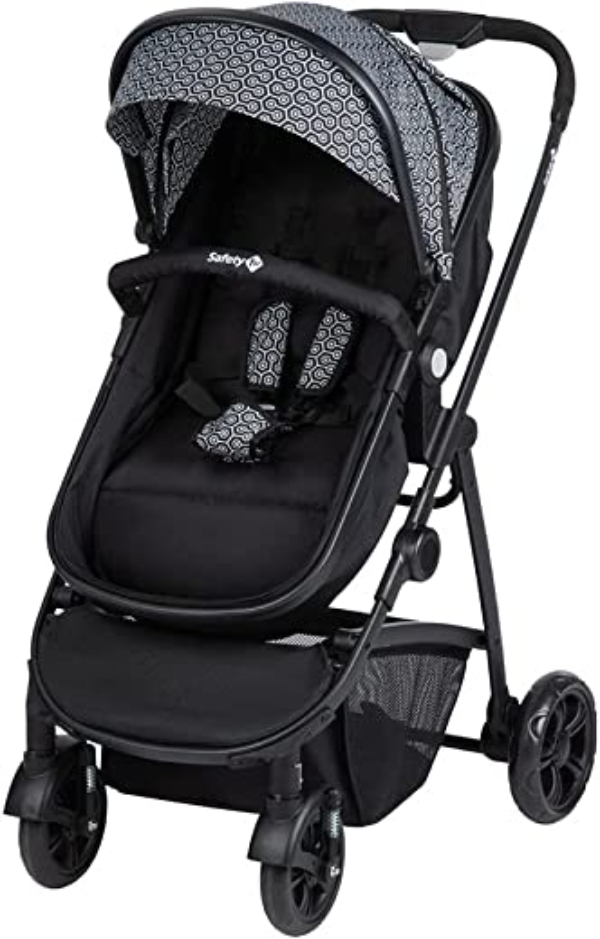 Safety 1st Kinderwagen Hello 2-in-1, zusammenfaltbarer Buggy mit wandelbarem Sitzeinhang zu Babywanne, inkl. Regenverdeck und Maxi-Cosi Adapter,…