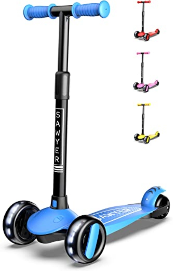 Sawyer Bikes – Verstellbarer 3-Rad-Roller – Kinder 2 bis 8 Jahren