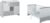 Schardt Babymöbel-Set »Candy Grey«, (Spar-Set, 2-St), mit Kinderbett und Wickelkommode; Made in Germany