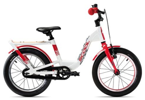 SCool niXe EVO FL 16 23 cm | pearlwhite/red | Markenräder & Zubehör günstig kaufen | Lucky Bike