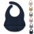 SEI Design Lätzchen »Baby Silikon Lätzchen mit Auffangschale Dark Denim«, BPA/PVC/BPP-frei