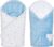 Sevira Kids Pucksack für Neugeborene, wendbar, Stella Blau