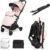 skiddoü Kinderbuggy Reisebuggy Espoo faltbarer Kinderwagen Regenschutz Reisekinderwagen bequeme verstellbare Konstruktion Einhändig Faltbar…