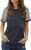 Smallshow Damen Stillshirt Kurzarm Umstandsmode Tshirt Still Nursing Tops Sommer