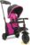 smarTrike® Dreirad »Folding Trike 500 pink«, mit verstellbarem Sonnenschutzdach