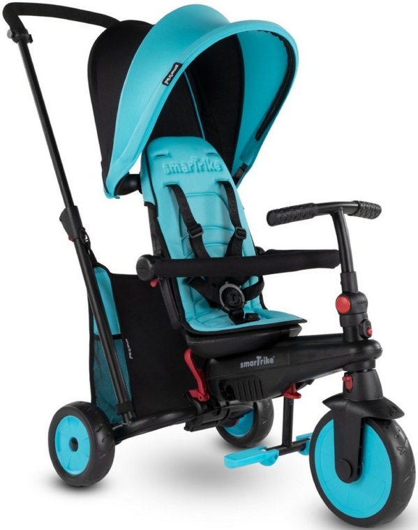 smarTrike® Dreirad »FoldingTrike STR3, Blau«, mit verstellbarem Sonnenschutzdach