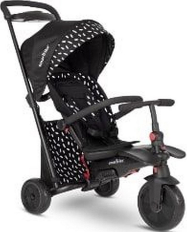 smarTrike® Dreirad »smarTfold 600S, schwarz/weiß«