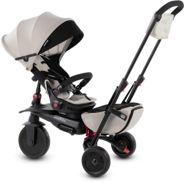 smarTrike® Dreirad »smarTfold 700S beige/schwarz«, mit schwenkbarem Sitz
