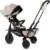 smarTrike® Dreirad »smarTfold 700S beige/schwarz«, mit schwenkbarem Sitz