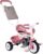 Smoby 740415 – Be Move Komfort rosa – Kinderdreirad mit Schubstange, Sitz mit Sicherheitsgurt, Metallrahmen, Pedal-Freilauf, für Kinder ab 10 Monaten