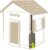 Smoby 810909 – Regenfass mit Gießkanne – Zubehör für Smoby Spielhäuse, Sammlung von Regenwasser, mit Regenrinne und Wasserhahn, passend für die…