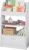SoBuy KMB11-W Kinderregal Bücherregal Standregal für Kinder Bücherschrank mit 2 Ablagen, 2 Ablagefächern und 2 Türen weiß BHT ca.: 60x107x24cm