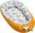Solvera_Ltd Babynest 2seitig Kokon öko Babybett Nestchen für Neugeborene 100% Baumwolle Kuschelnest Weiches und sicheres Baby-Reisebett mit Einer…