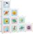 SONGMICS Regalsystem mit 10 Würfeln, Aufbewahrungsschrank für Kinder, Steckregal, Schuhregal aus Kunststoff, Kleiderschrank mit Türen, für Schuhe,…