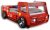 SPARK Feuerwehrbett mit LED-Beleuchtung 90 x 200 cm – Aufregendes Auto Kinderbett für kleine Feuerwehrmänner in rot – 108 x 91 x 225 cm (B/H/T)