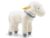 Steiff Plüschfigur »Steiff 241987 Lamm Schaf Leno Petrol-weiß 18 cm Baumwolle«