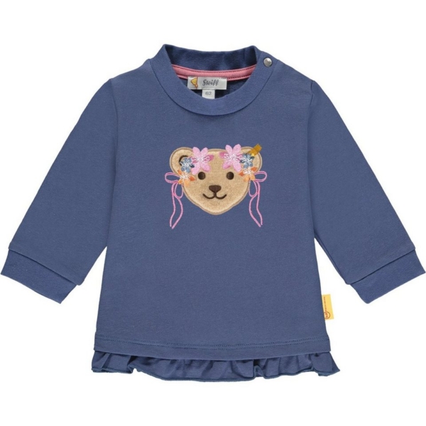 Steiff Sweatshirt »mit verpielter Rüsche«