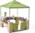 Step2 All Around Speelpatio Spielhaus | Kunststoff Patio für Kinder mit Küche & Zubehör | Inklusive Sand und Wasserspieltisch