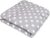 SWADDYL ® Baby Krabbeldecke Sterne Grau – Kuscheldecke, Spieldecke, Laufgittereinlage 100×100 groß gepolstert (100×100)