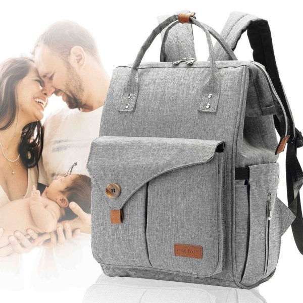 TAN.TOMI Wickelrucksack »Wickelrucksackgroß Baby Wickeltasche Windeltasche Polyester« (Wasserdichter Wickelrucksack mit großem Fassungsvermögen),…