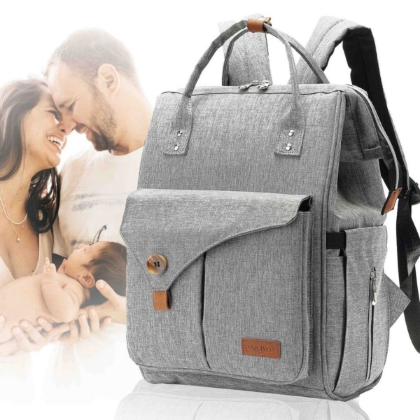 TAN.TOMI Wickeltasche »Multifunktionaler Baby Wickelrucksack groß Baby Wickeltasche Windeltasche Polyester« (Wasserdichter Wickelrucksack mit…